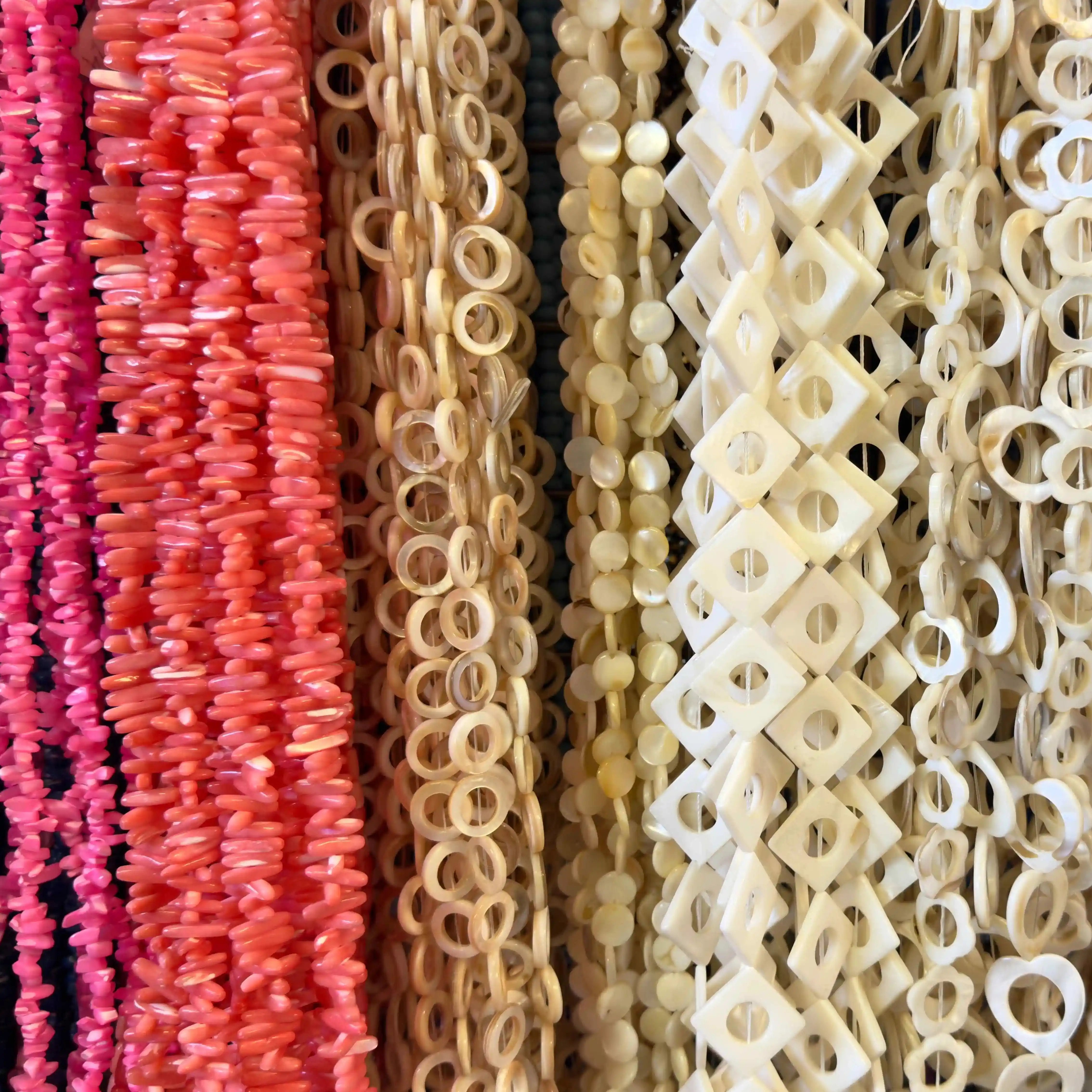 TOAOB 200 Conchiglie Naturali Per Gioielli Fai Da Te – 20-23 Mm – Per Collane E Braccialetti - 2