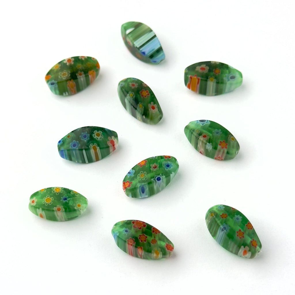 PandaHall - 10 Fili Di Perline Rotonde In Vetro Millefiori Fatte A PandaHall - 10 Fili Di Perline Rotonde In Vetro Millefiori Fatte A