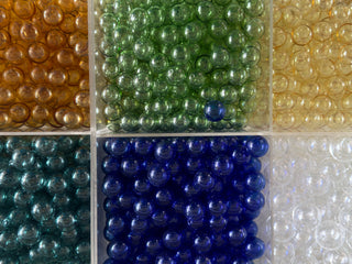 Perle Di Vetro Cracklé Azzurro Tondo 8mm - Filo 40 Cm – - Componenti Per Bigiotteria - Foto 6