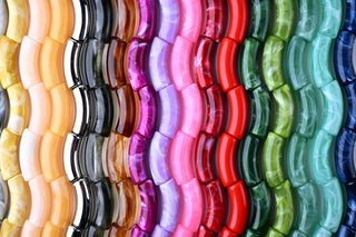 Perle in Resina Tubolari Curve