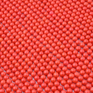 Perline Corallo Bambù Tondo 4mm