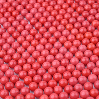 Perline Corallo Bambù Tondo 6mm