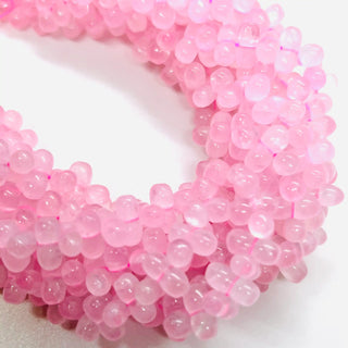 filo di quarzo rosa cilindro 10 mm x 5 mm colore rosato - Perle Pietre Dure per Bigiotteria e Gioielli