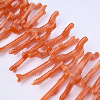 Rami Corallo Arancione Bruciato Marmorizzato 47-32mm - Sarobidy