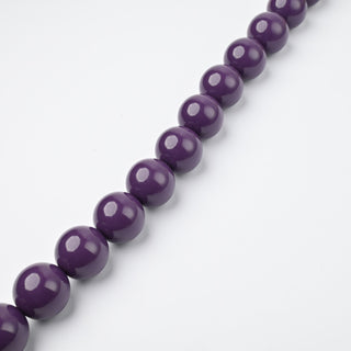 Perle in Resina Tonde 17mm Viola - Filo da 25 cm | Sarobidy