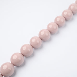 Perle in Resina Tonde 20mm Lilla - Filo da 25 cm | Sarobidy