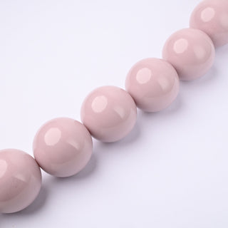 Perle in Resina Tonde 30mm Lilla - Filo da 25 cm | Sarobidy
