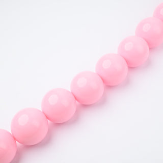 Perle in Resina Tonde 25mm Rosa - Filo da 25 cm | Sarobidy