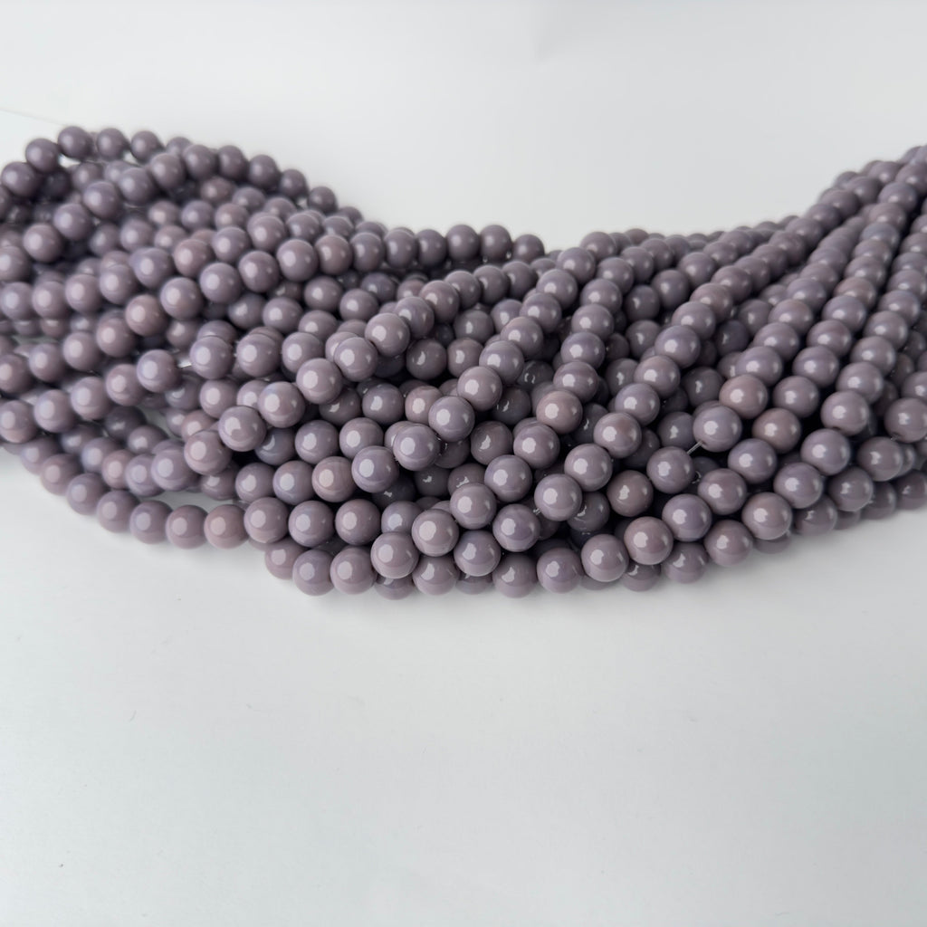 Perle in Pasta di Vetro Tondo Viola 10mm Vendita Online – Sarobidy ...