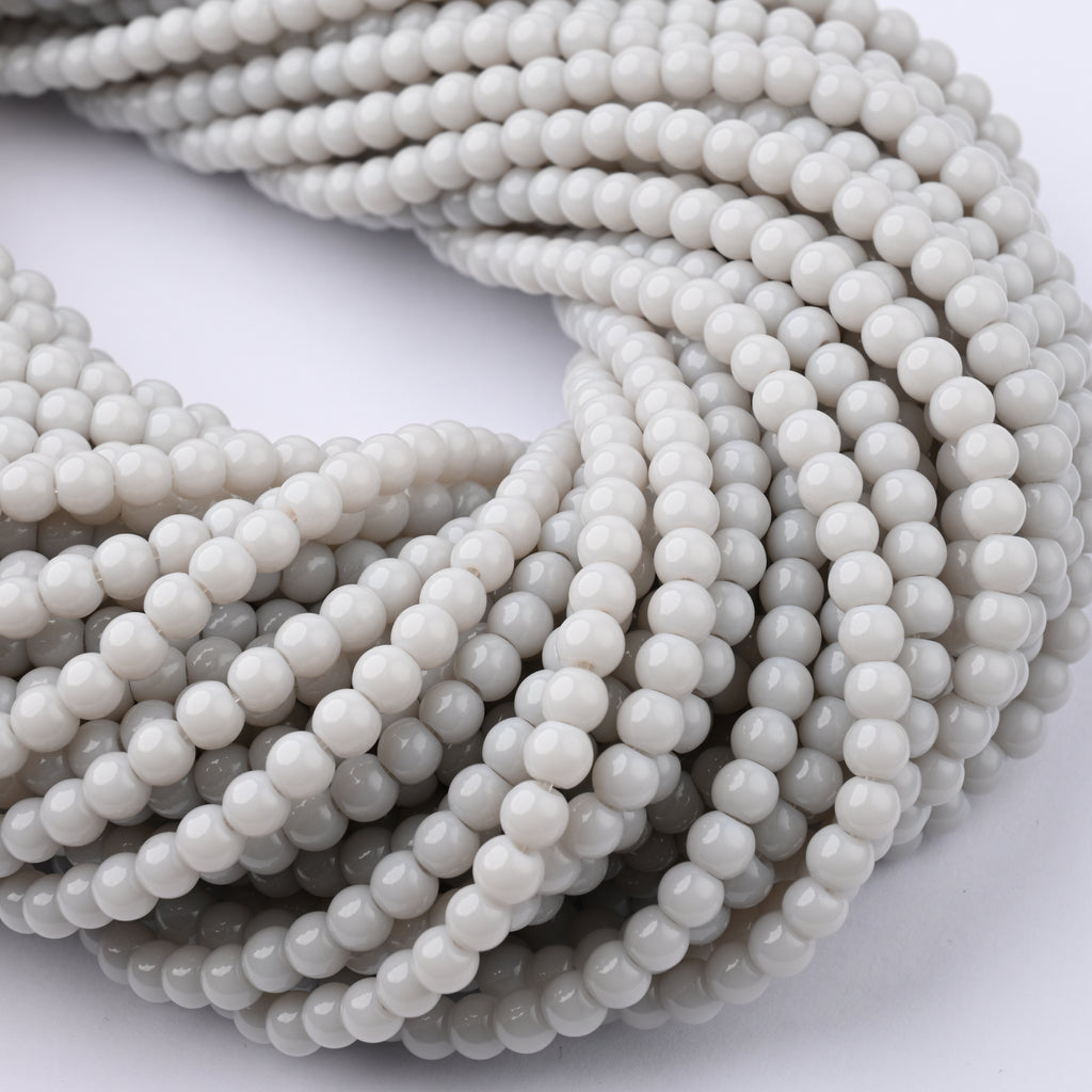 Perle in Pasta di Vetro Tondo Grigio 4mm – Sarobidy - Componenti per ...