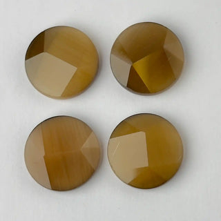 20 graziosi cabochon in vetro a forma di occhio di gatto rotondi da 8 mm con retro piatto, cabochon misti di colore misto con retro piatto h343 - Italia 20 graziosi cabochon in vetro a forma di occhio di gatto rotondi da 8 mm con retro piatto, cabochon misti di colore misto con retro piatto h343 - Italia