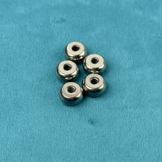 Distanziatore Rondella in Acciaio 10mm (Foro 2mm) - 5 pz - Minuteria per Bigiotteria e Gioielli fai da te