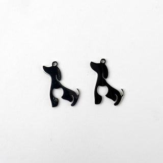 Charm in Acciaio Bassotto 18mm - 2 pz