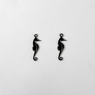 Charm in Acciaio Cavalluccio Marino 18mm - 2 pz