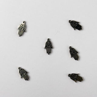 Charm in Acciaio Mano di Fatima 11mm - 6 pz