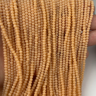 Cristalli Rondella Rosa Pesca 3x2mm - Filo da 40 cm | Sarobidy