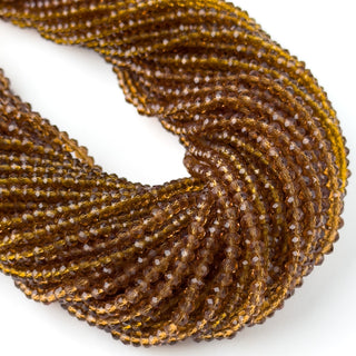 Cristalli Rondella Topazio Trasparente 3mm - Filo da 40 cm | Sarobidy