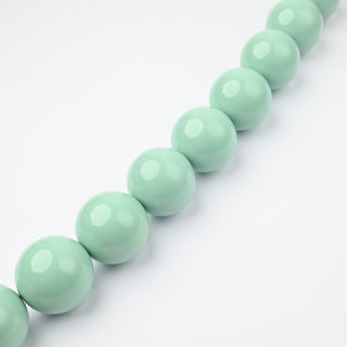 Perle in Resina Tonde 25mm Tiffany - Filo da 25 cm | Sarobidy