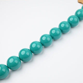 Perle in Resina Tonde 20mm Turchese - Filo da 25 cm | Sarobidy