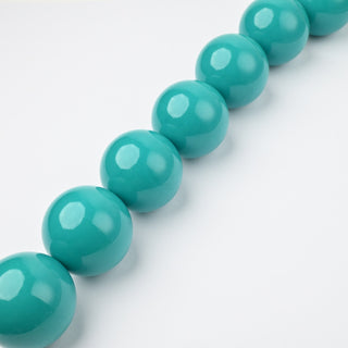 Perle in Resina Tonde 30mm Turchese - Filo da 25 cm | Sarobidy