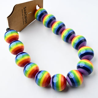 Perle in Resina Tondo Multicolor 20mm