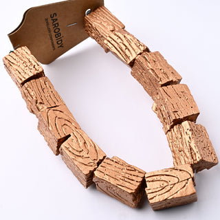 Perle in Resina Rettangolo Oro Antico 24x16mm