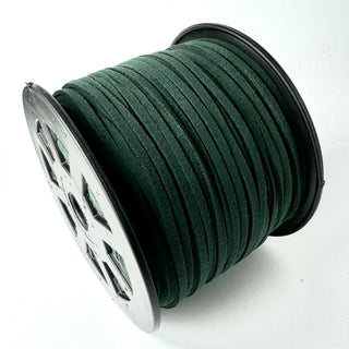 Laccetto Microfibra Alcantara Verde Scuro Diametro 2,5mm