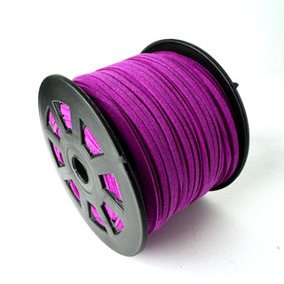 Laccetto Microfibra Alcantara Viola Ciclamino - Diametro 2,5mm