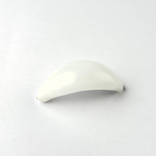 Perle Vetro Soffiato Banana Bianco - 45mm