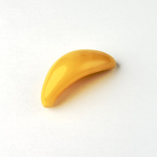 Perle Vetro Soffiato Banana Giallo Spento - 45mm