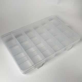 Contenitore Organizer Perline 19,5x13,2 cm con 24 Scomparti