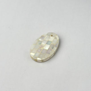 Pendente Luce d'Avorio Ovale 31x21x3mm - 1 pz