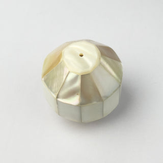 Perla Luce d'Avorio Poliedro 29x30mm - 1 pz