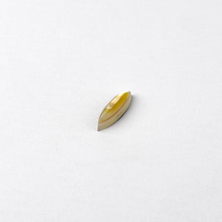 Cabochon Riflessi di Miele Navetta 18x5x5mm - 1 pz