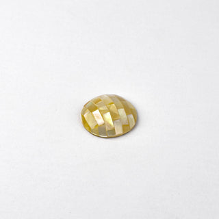 Cabochon Riflessi di Miele Mezza Sfera 18x6mm - 1 pz