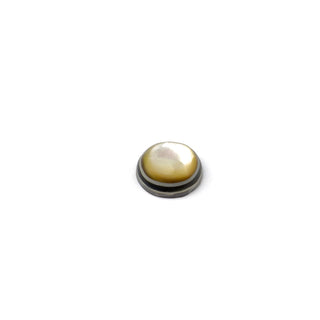 Cabochon Riflessi di Miele Mezza Sfera 13x5mm - 1 pz