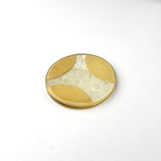 Cabochon Riflessi di Miele Disco 50x5mm - 1 pz