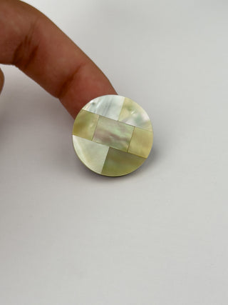 Cabochon Riflessi di Miele Disco 25x4mm - 1 pz