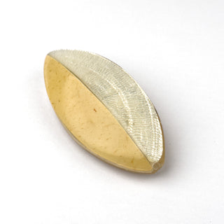 Perla Riflessi di Miele Navetta 60x27x13mm - 1 pz