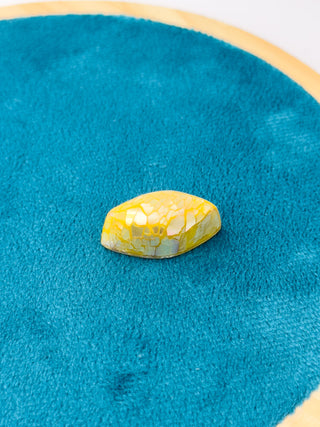 Cabochon Riflessi di Miele Navetta 24x12x9mm - 1 pz