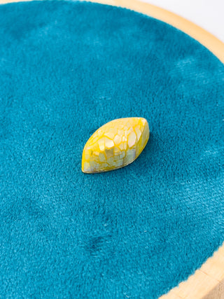 Cabochon Riflessi di Miele Navetta 24x12x9mm - 1 pz