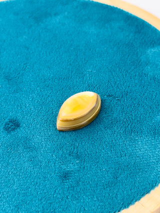 Cabochon Riflessi di Miele Navetta 23x13x8mm - 1 pz