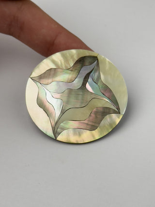 Cabochon Riflessi di Miele Disco 45x4mm - 1 pz