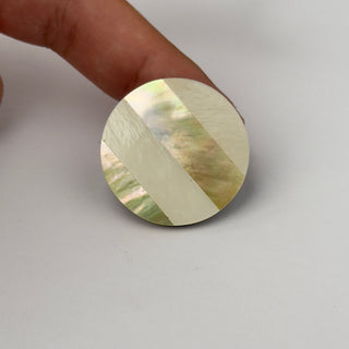 Cabochon Riflessi di Miele Disco 30x3mm - 1 pz
