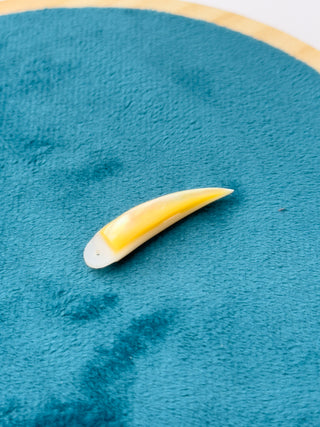 Pendente Riflessi di Miele Corno 38mm - 1 pz