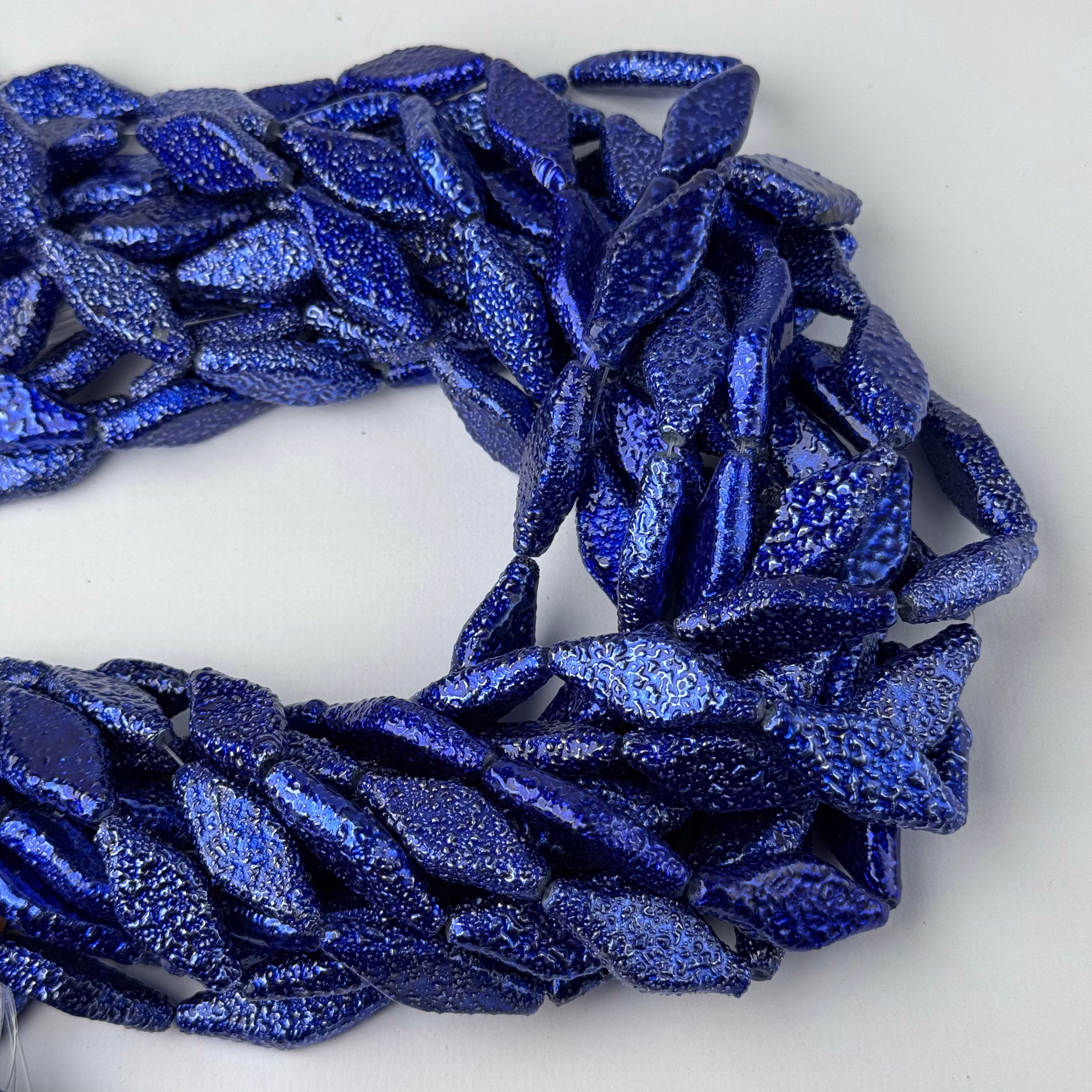 50 Perline Di Vetro Crepato Da 8 Mm - - Perline - Foto 4