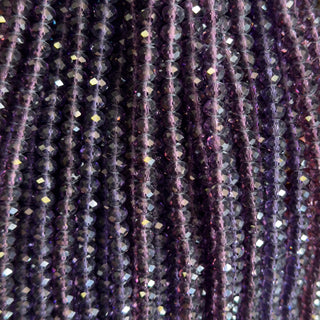 filo di cristallo cipolla 8 mm colore trasparente viola