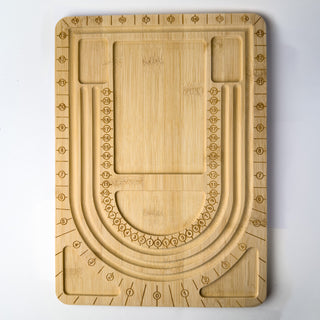 Tavoletta Creativa in Legno per Perline in Legno 30x22 cm