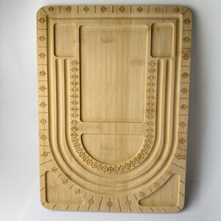 Tavoletta Creativa in Legno per Perline in Legno 30x22 cm