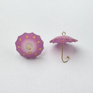 Pendente Ombrello Viola Chiaro in Resina - 25mm